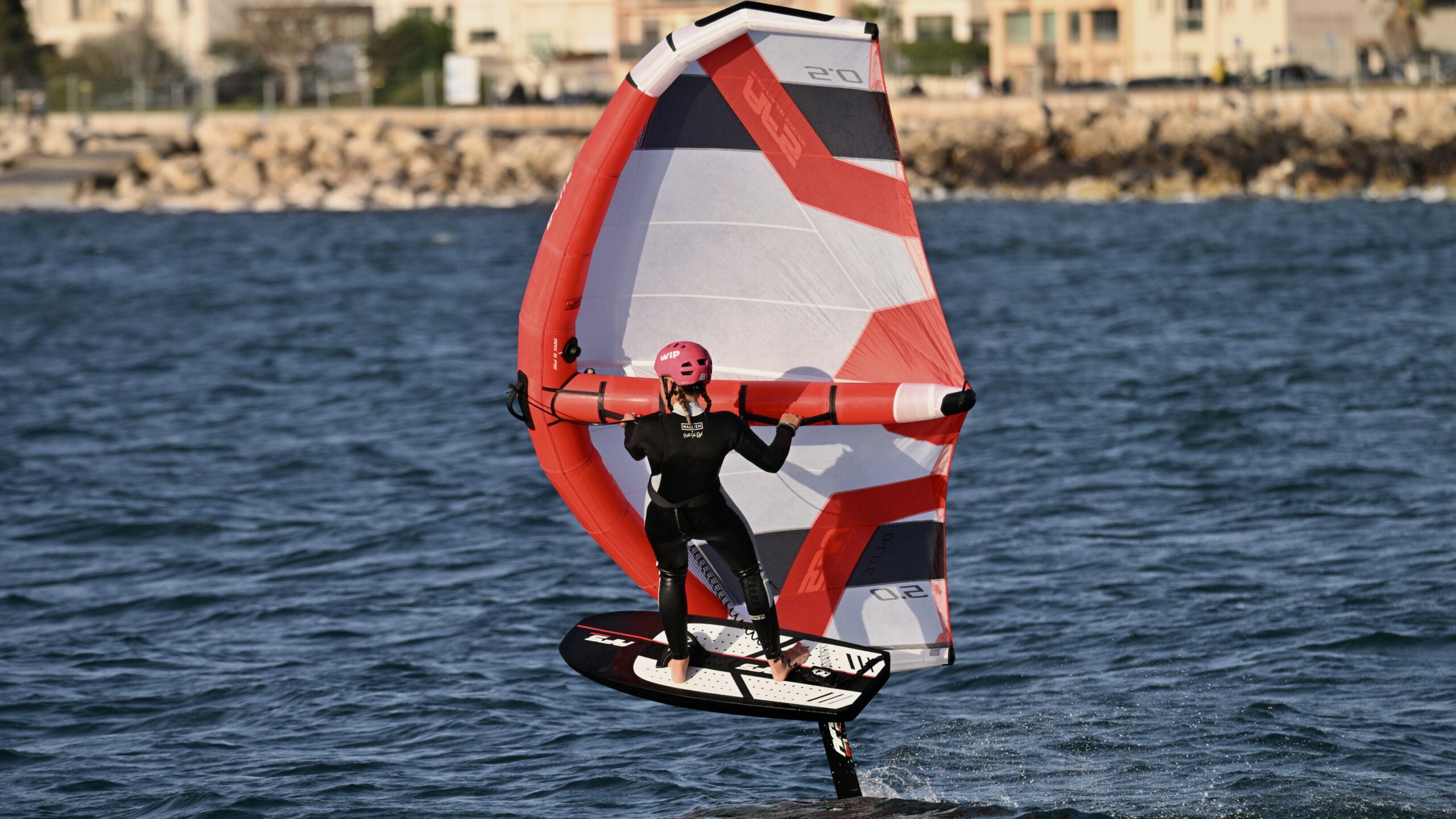 Team building wing foil